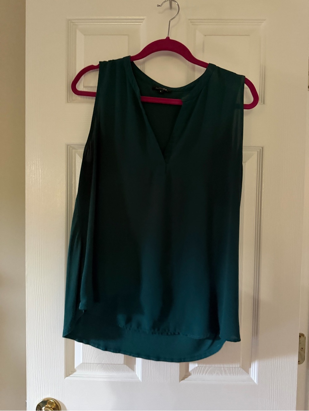 Papermoon Teal V-Neck Sleeveless Camisole